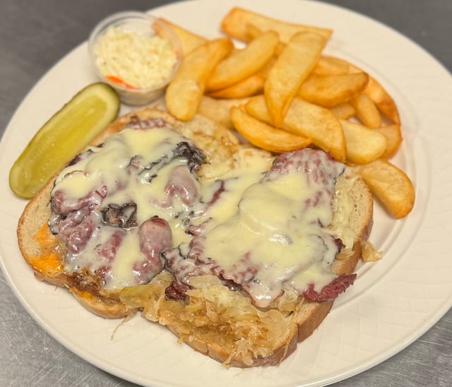 Open Face Pastrami.