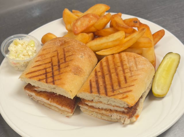 Chicken Parmigiana Panini.