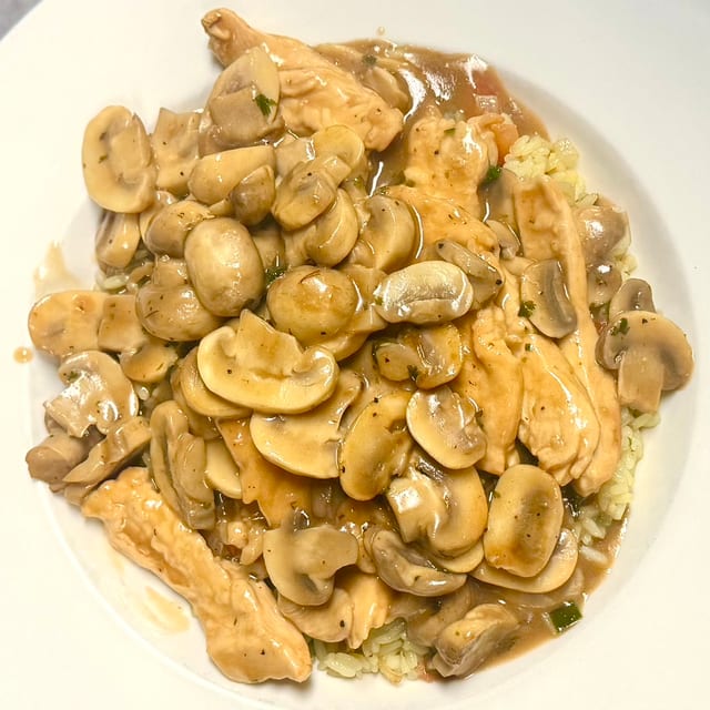 Chicken Marsala.