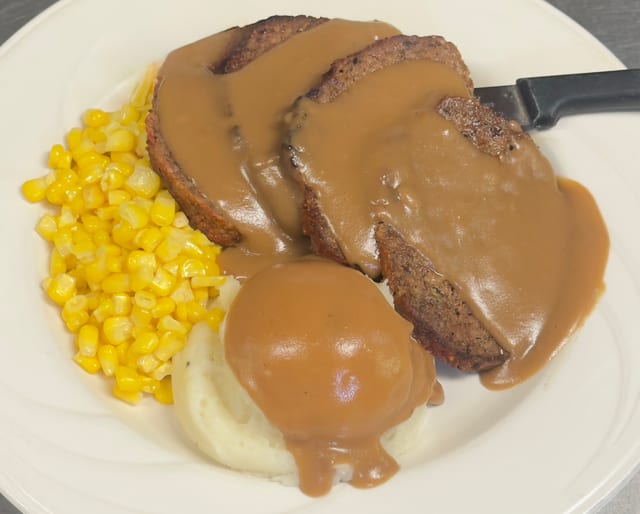 Baked Meatloaf.